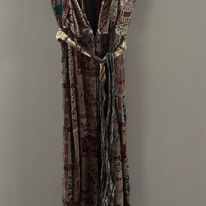 Stunning jewel tone velvet gown